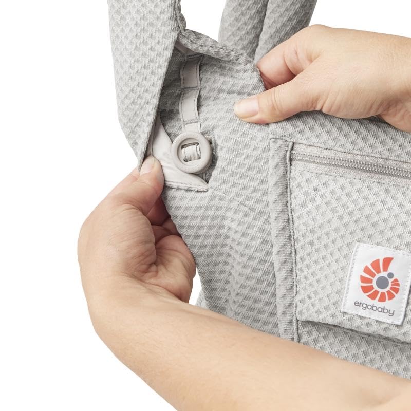 Ergobaby OMNI Deluxe Gray Baby CREGBCODMPRLGRY Mesh/Pearl Carrier, Mesh,