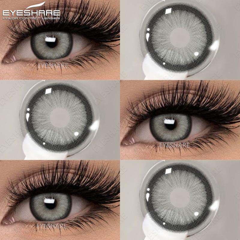 Eyes 1 Pair Colored Contact Lenses For Eyes Korean Brown Contact Lenses 14.5mm Big Eye Lenses Annual Student Beauty