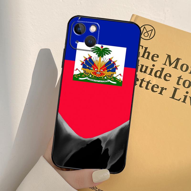 

Haiti Haitian Flag Phone Case For iPhone 16 15 14 11 12 13 Pro Max 12 13 mini XR 16e 15 16 Plus Full Cover iPhone 11Pro MAX