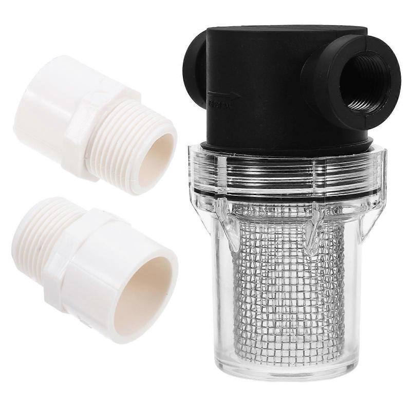 Portable Pipeline Filter Water Filter for Garden PVC Mesh Strainer