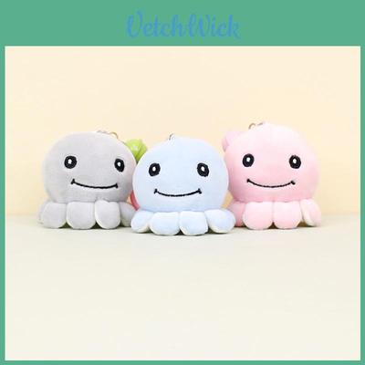 Adorable Bell Octopus Plush Keychain Soft And Cuddly Stuffed Animal Toy For Couples