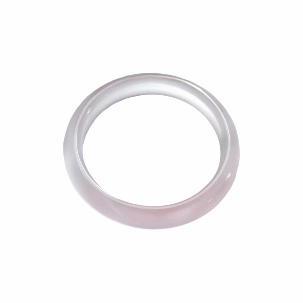 Transparent Jadeite Bangle Bracelet Ice-Type Agate Chalcedony Bracelet Holiday Gifts 55-56mm