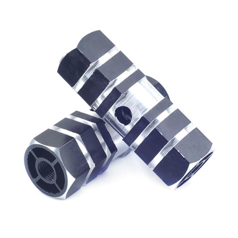 2Pcs Aluminum M Tb Bike Bicycle A Xle Pedal Non-Slip Front Rear A Xle Foot Pegs Bicycle Socle Footrest Pedal Bike Accessories