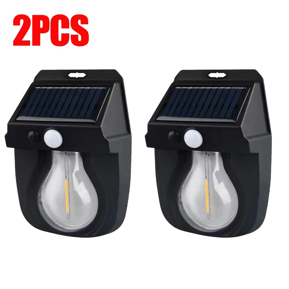 Solar Wolfram Nacht Lampe Intelligente Motion Sensor Wand Lampe 3 Beleuchtung Modi Wasserdichte Hof Garten Dekoration Laterne