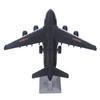 1 : 100 Scale Diecast Airplanes Model Collectible Decoration Pull Back Aircraft Model Toy Black