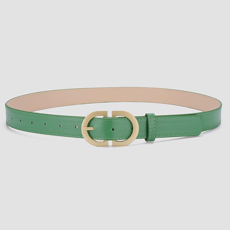 Trendy Minimalist Women's Pu Leather Belt Unique Fashionable Color Options Available
