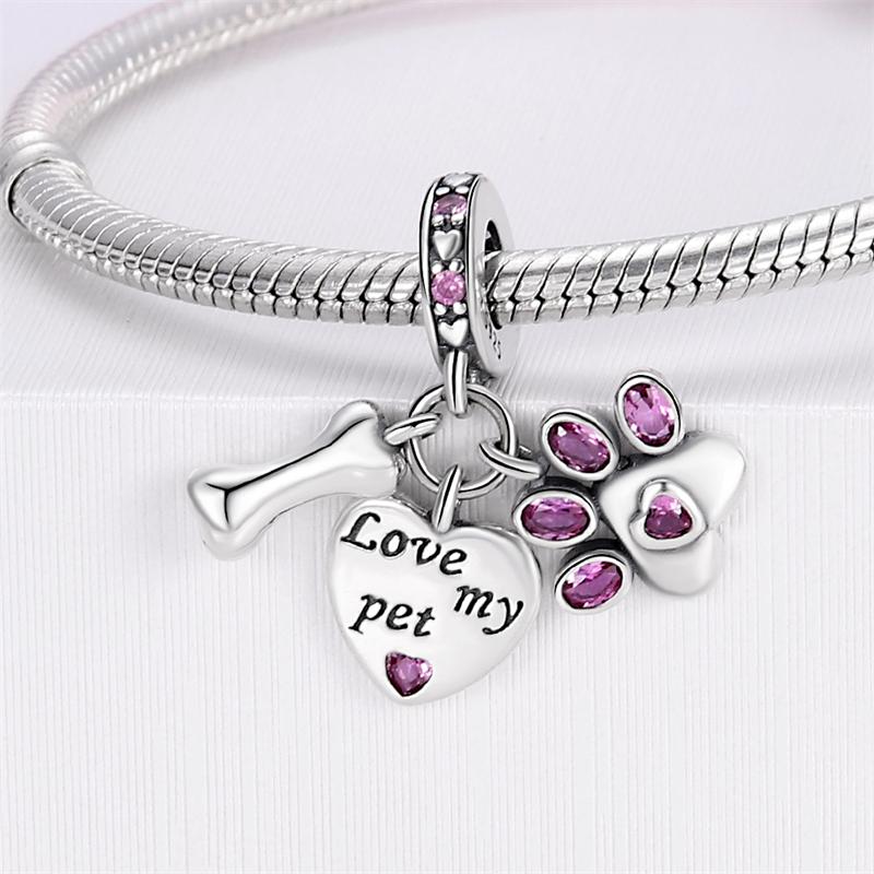 Charms Copper Dream Catcher Theme Series Beaded For 3Mm Original Bracelet Necklace For Women Luxury Exquisite Jewelry Gift