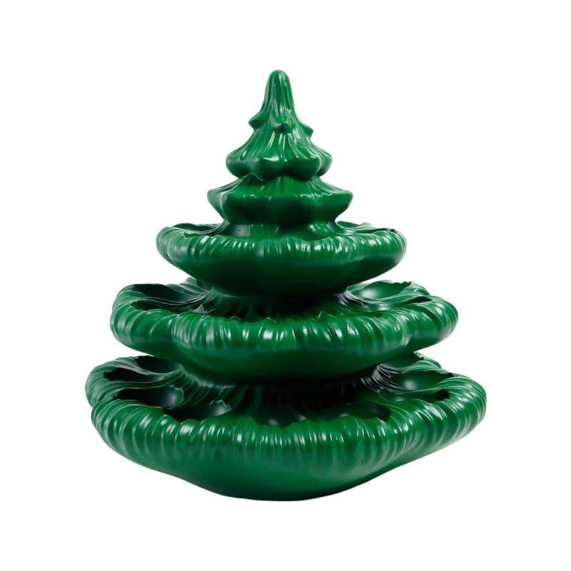 

Festive Green Devil Eggs Christmas Tree Serving Tray Made of Durable Resin for Holiday Gatherings Easy Cleaning Kitchen Decors Item small