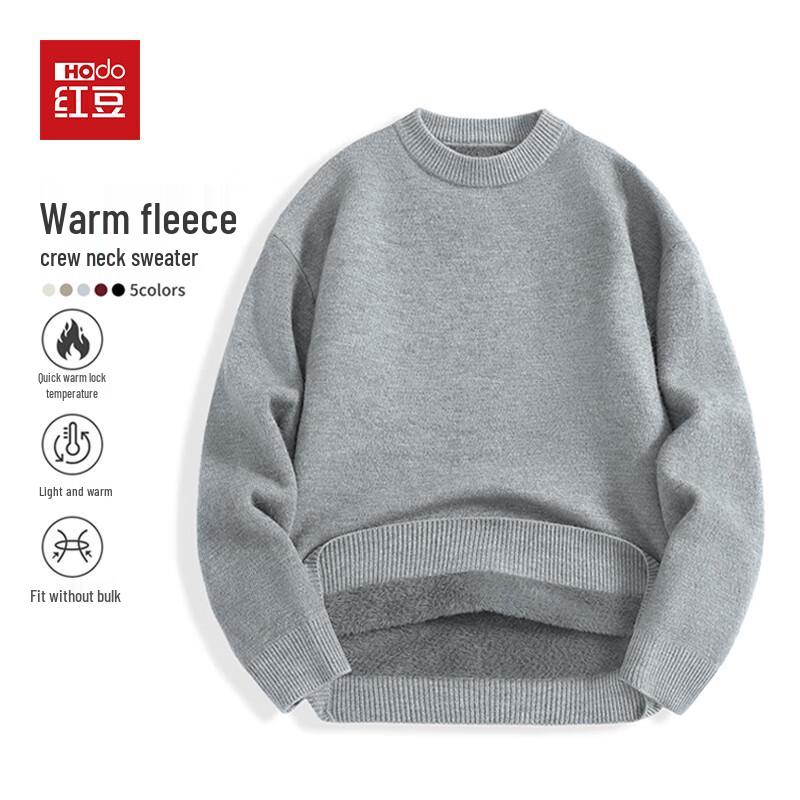 

Hodo Men s 2025 Winter Heavyweight Fleece-Lined Mock Neck Sweater 3XL