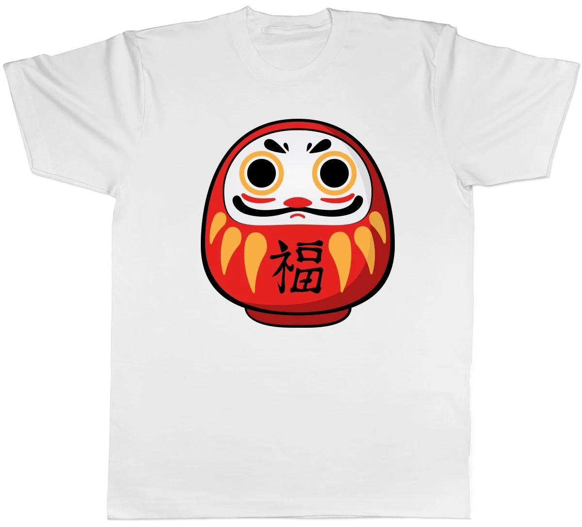 Daruma Japanese Mens Unisex T-Shirt Tee XL