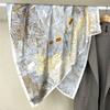 Dunhuang ethnic style cashew flower silk scarf women's 111% mulberry silk neck protection fashionable versatile high-end shawl