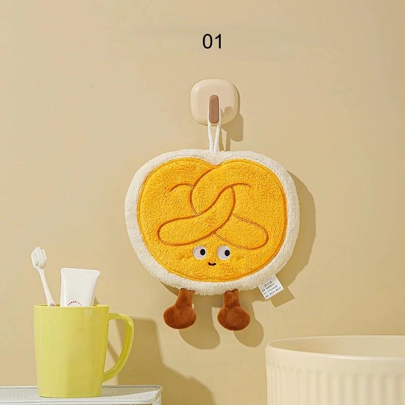 

Sweet Story Hand Towel, Double-layer Thick Coral Fleece Hand Towel, Kitchen Cloth, Bathroom Quick Drying Towel, Home Accessories