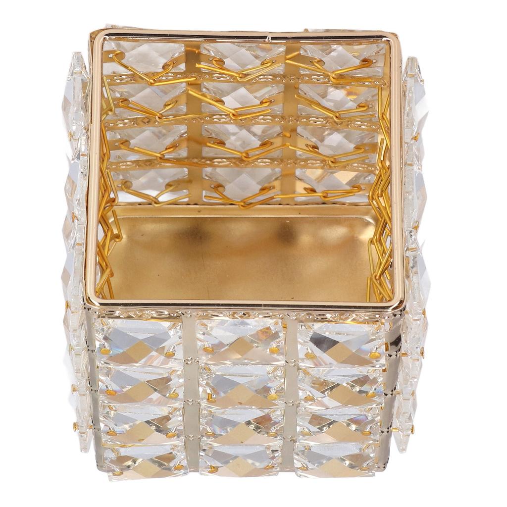 Makeup Brush Holder European Style Make Up Storage Cup for Bathroom Home Bedroom OfficeGold