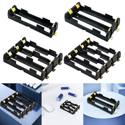 18650 SMT Battery Holder Battery Holder Clip Storage Case SMT 1X 2X 3X 4X Rechargeable Battery Storage Box Case Holder 3.7V