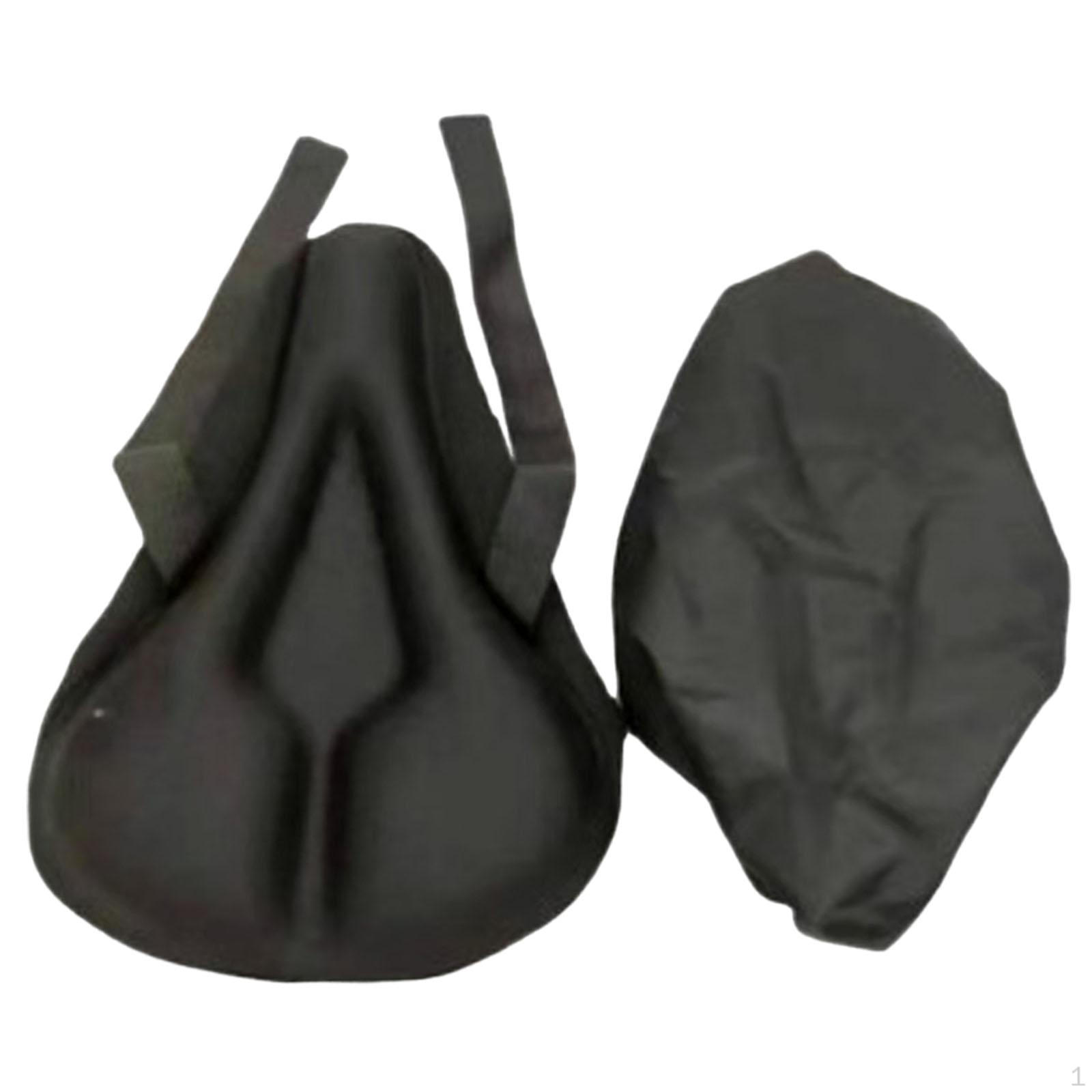 

Bicycle Seat Cover, Non-Slip Wide Padded Breathable Wear-Resistant Bike Cover for Stationary Triangular Groove