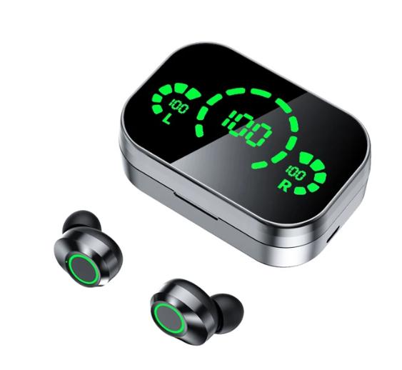 

Оригинальные TWS-наушники YD03 с фонариком, беспроводная гарнитура с 9D шумоподавлением, новые Bluetooth-наушники 5.2 со светодиодным дисплеем питания чёрный