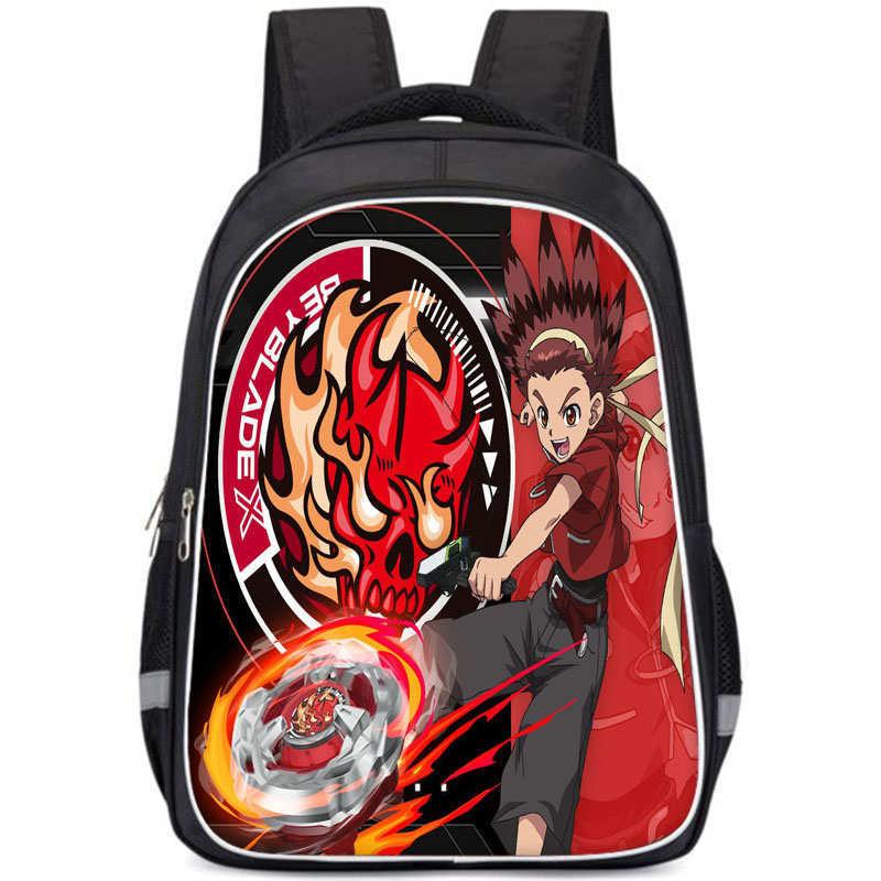 

X Beyblade School Backpack Spacious Compartment Unisex Bag For Daily Gift Use Style 4,33*28*16cm
