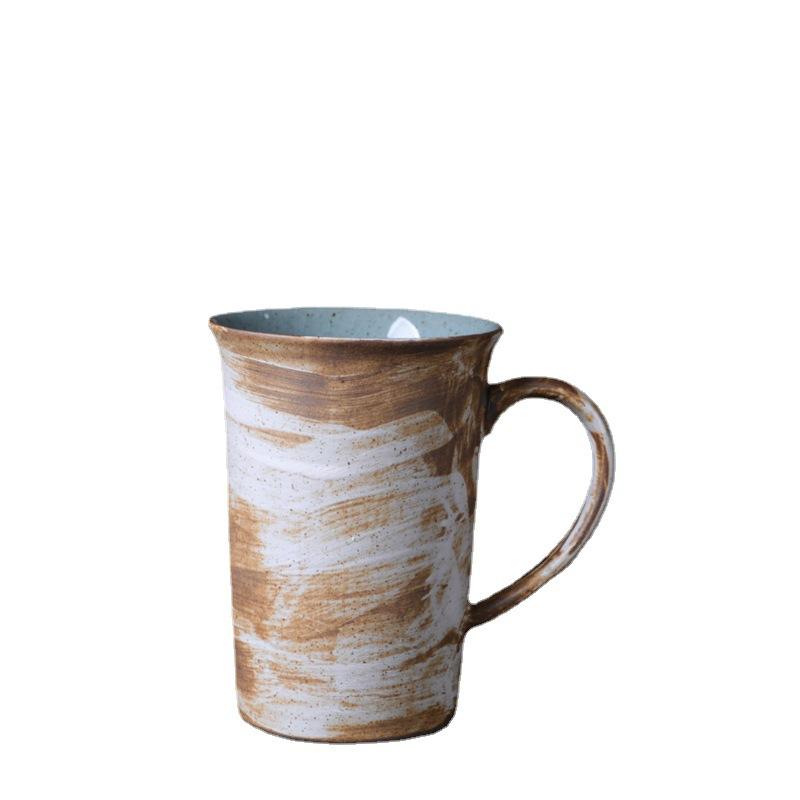 Retro Supply Ceramic Cup Japanese Creative Coffee Cup Niche High Value Water Cup Coarse Pottery Water Cup