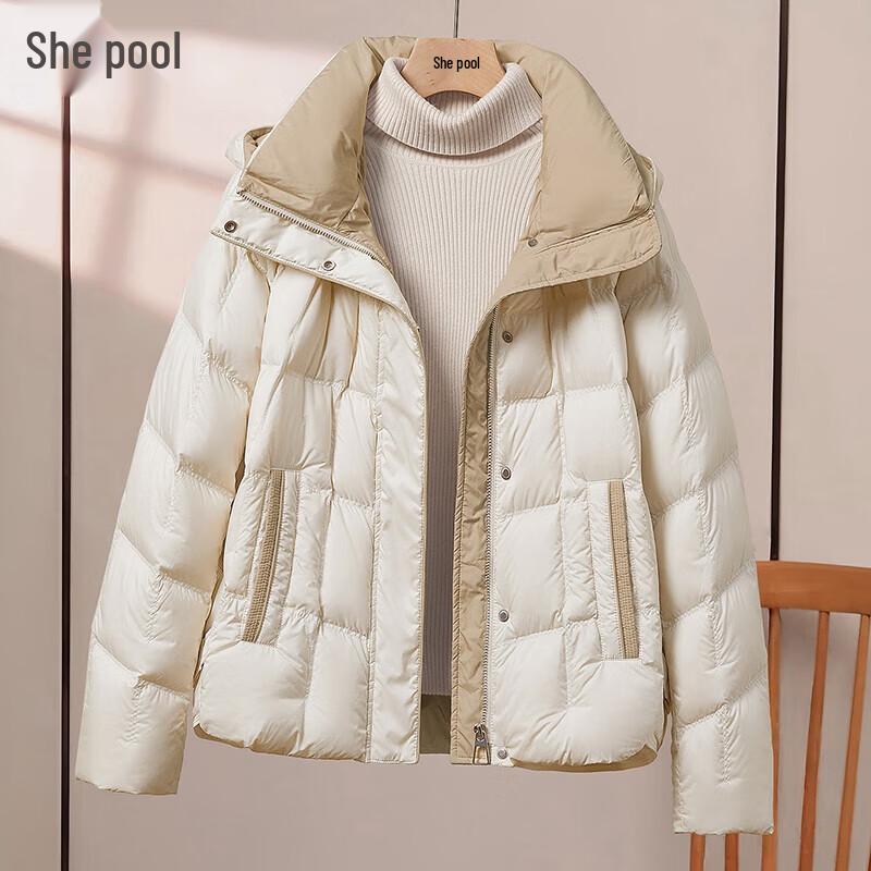 

Женский короткий пуховик Tachi с капюшоном, 90% пух S