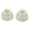 Rubber Bumpers for Pool Ladders 2 Pcs White Fit For 1.90 Inch Tubing 2.25 Inch Outer Diameter For 1.80 Inch Inner Diameter
