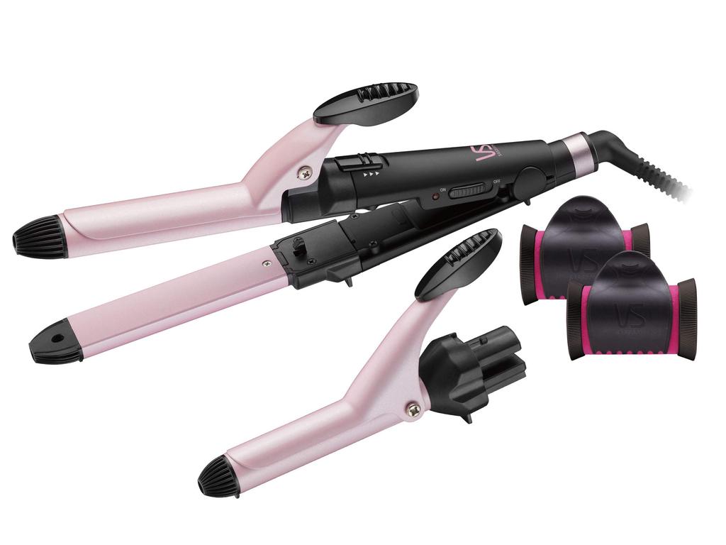 Vidal Sassoon Hair Iron, Pink Series, 4-Way, VSW-2701/PJ