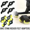 Tennis Ball Bike Trainer Feet Pads Shock Absorbing Adjustable Indooor Cycling Snap Rocker Stable for Wahoo