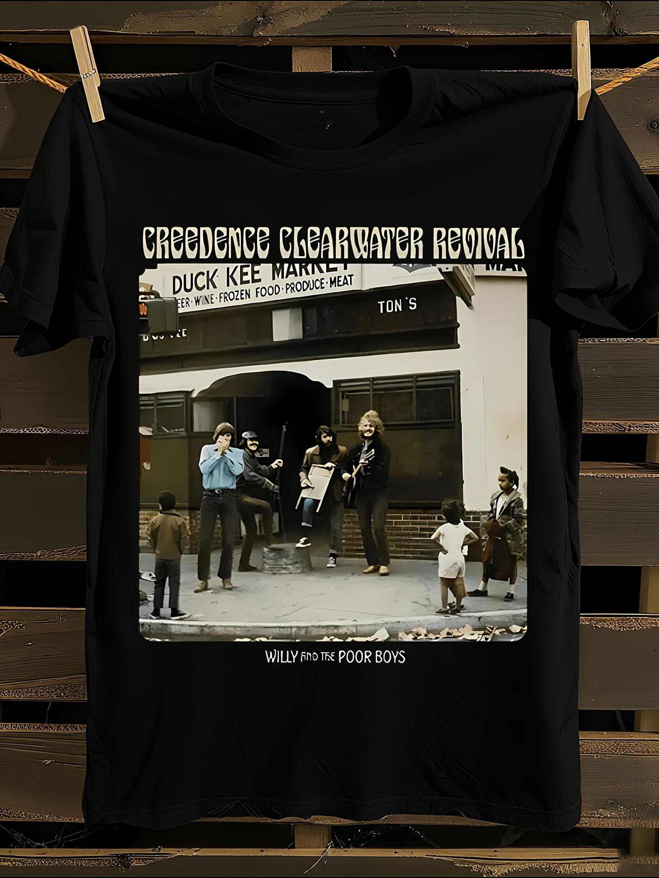 Credence Clearwater Revival Винтажная футболка Винтажная футболка с тура... XXXL
