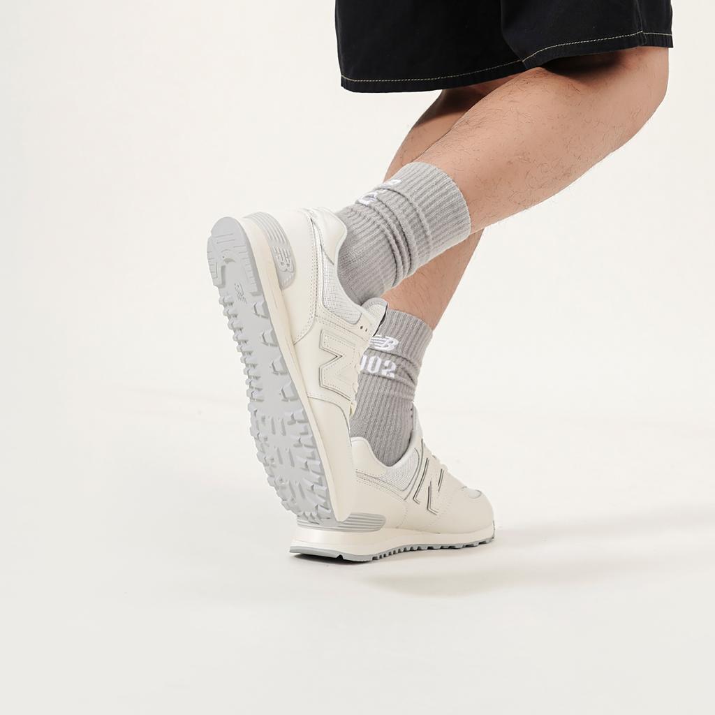 New Balance NB 574 Retro Nízké Ležérní Běžecké Boty Unisex tenisky Světle šedá ML574WP2