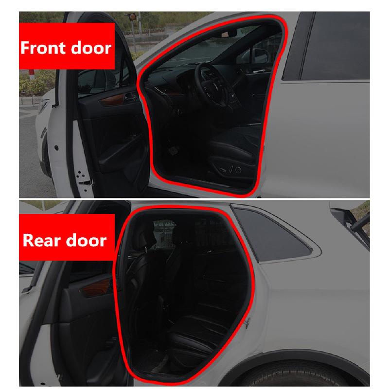 New Black Rubber Seal Strip Car Door Pillar Closed Edge Weatherstrip Big O-U Type 5m