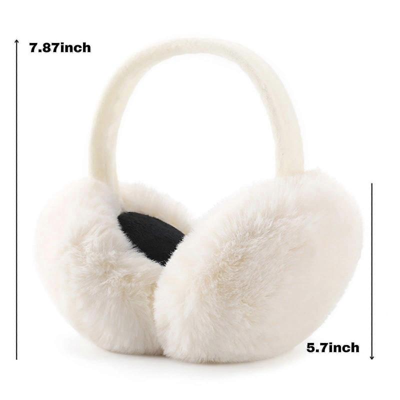Winter Ear Warmers For Womensoft & Warm Cable Knit Furry Fleece Earmuffs