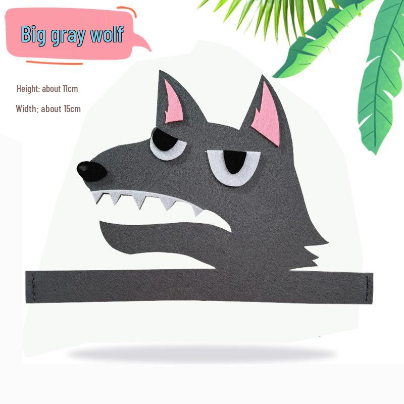 Flickering Halloween Cartoon Animal Hat for Kids & Adults - Perfect for Parent-Child Performances & Costumes