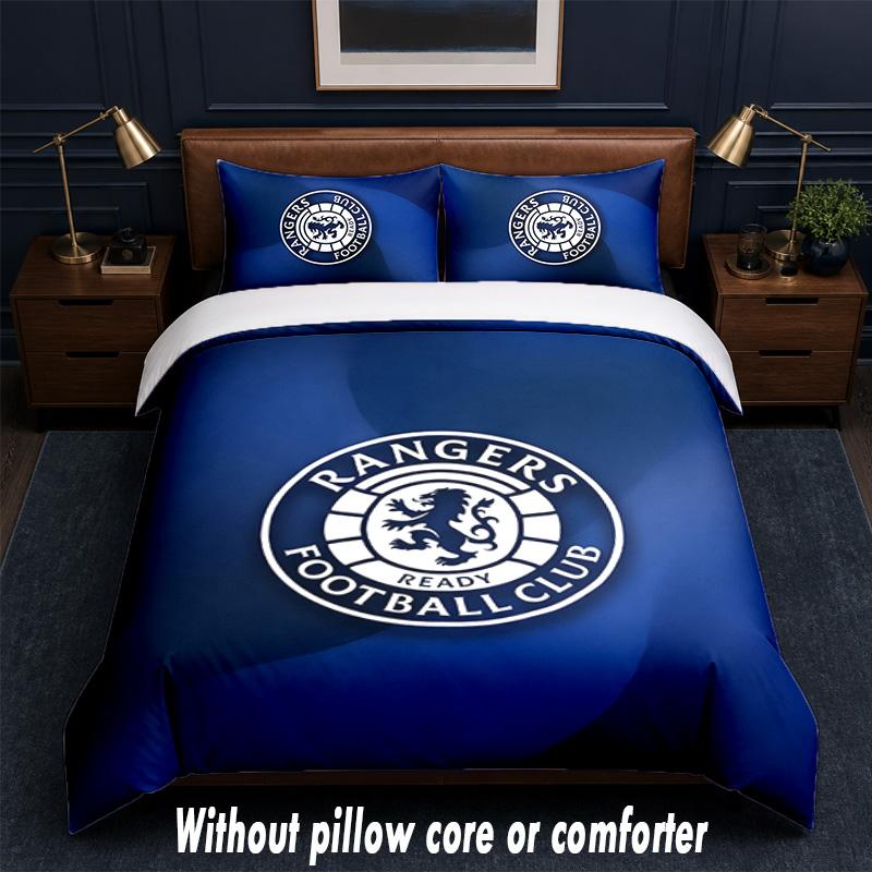 Set Biancheria da Letto Design Rangers FC 1 Copripiumino + 2 Federe Morbido Traspirante Biancheria da Letto per la Casa