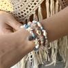 Bohemia Seestern Muschel Perlen Armband Für Frauen Handgemacht Unregelmäßig Kristall Stein Perlenarmband Sommer Strandparty Schmuck Geschenk