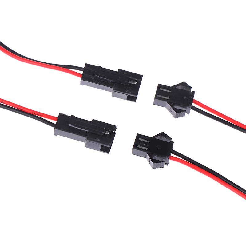 5Pairs 10/20Cm Long Sm 2Pins Plug Male To Female Terminal Wire Connector