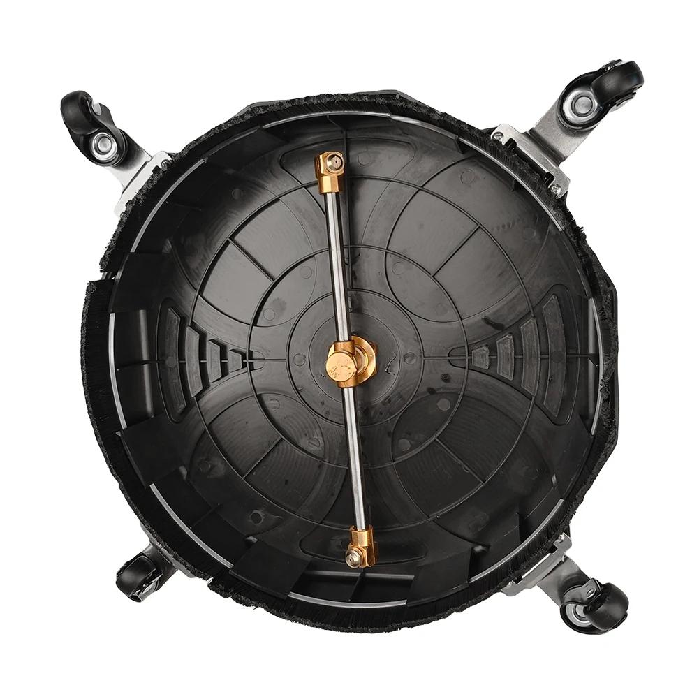 13 Inch Plastic Pressure Washer 2500PSI Powerful Pressure Washer Stainless Steel 1/4 Fast Connector Surface Cleaner with 3 Wheel
