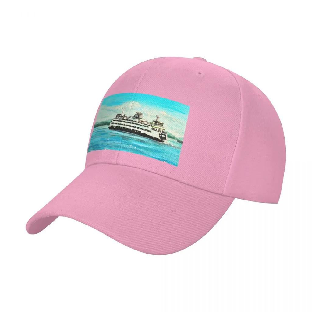 Ferry Painting Baseball Cap Ball  Sunscreen New In The Hat Hats Man Womens