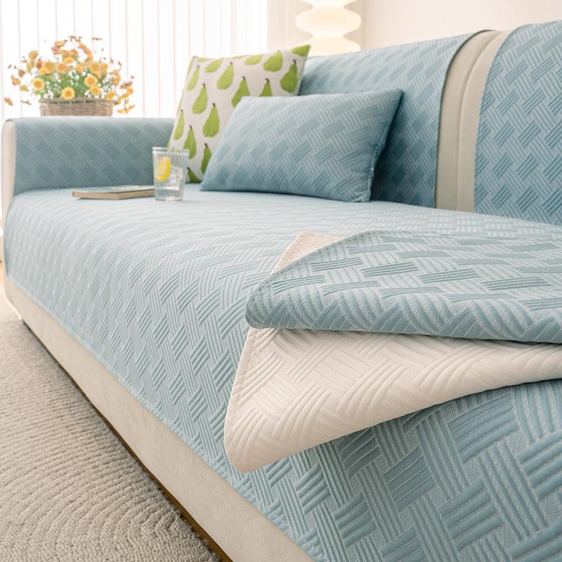 New Sofa Cushion Four Seasons Universal Simple Modern Seat Cushion Living Room Backrest Towel Leather Sofa Cover