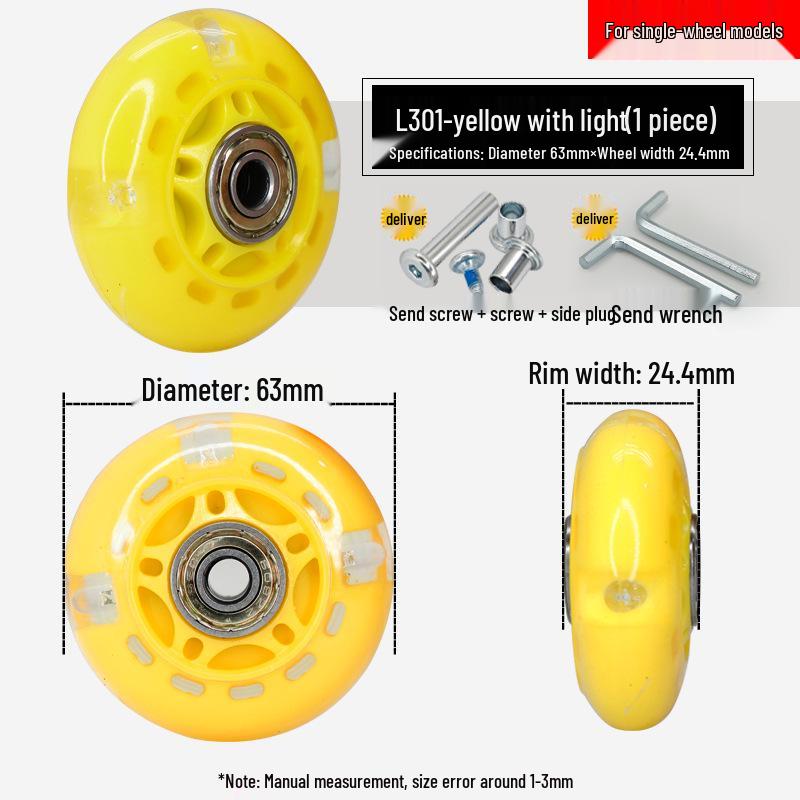 Universalrad-Ersatz für Gepäckkoffer: Lederrolle Gummirolle Felgenreparaturzubehör