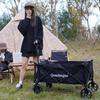 Qomolangma Mount Everest Base Camp Folding Hand Cart for Camping, Outdoor Barbecue, Picnic & Car Trips