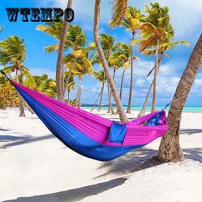 Parachute Cloth Hammock Ultra-thin Breathable Single Double Outdoor Indoor Family Hammock Swing