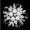 Metal Flower Brooch for Women Versatile Pearl Brooch Jewelry Brooches  Party Clothing Accessories