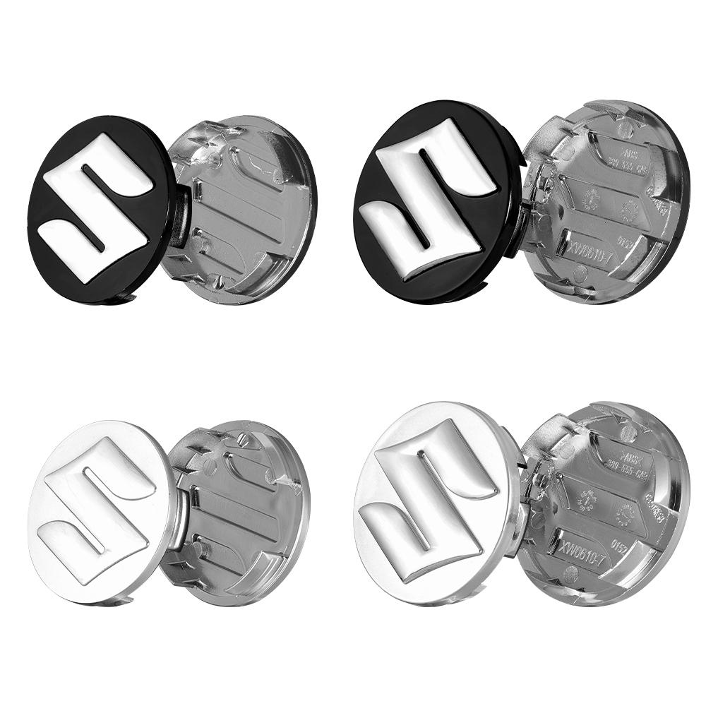 4Pcs 54mm 58mm Car Wheel Center Hub Cap For Suzuki Grand Vitara Baleno SX4 Swift Jimny IGNIS Samurai Rim Cover Sticker Accessory