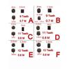 5 Pcs Charging Electric Hand Drill Gear 6/7/8/9/11/12/13/14/15/16 Teeth For RS 550 775 Motor Shaft 34/5mm Replaceable Motor Gear