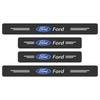 4 Stuks Autodeurplaat Koolstofvezel Drempelbeschermer Sticker Voor Ford Focus Mondeo MK1 MK2 MK4 MK3 Fiesta ST Line Kugo Transit Escape Fusion Explorer