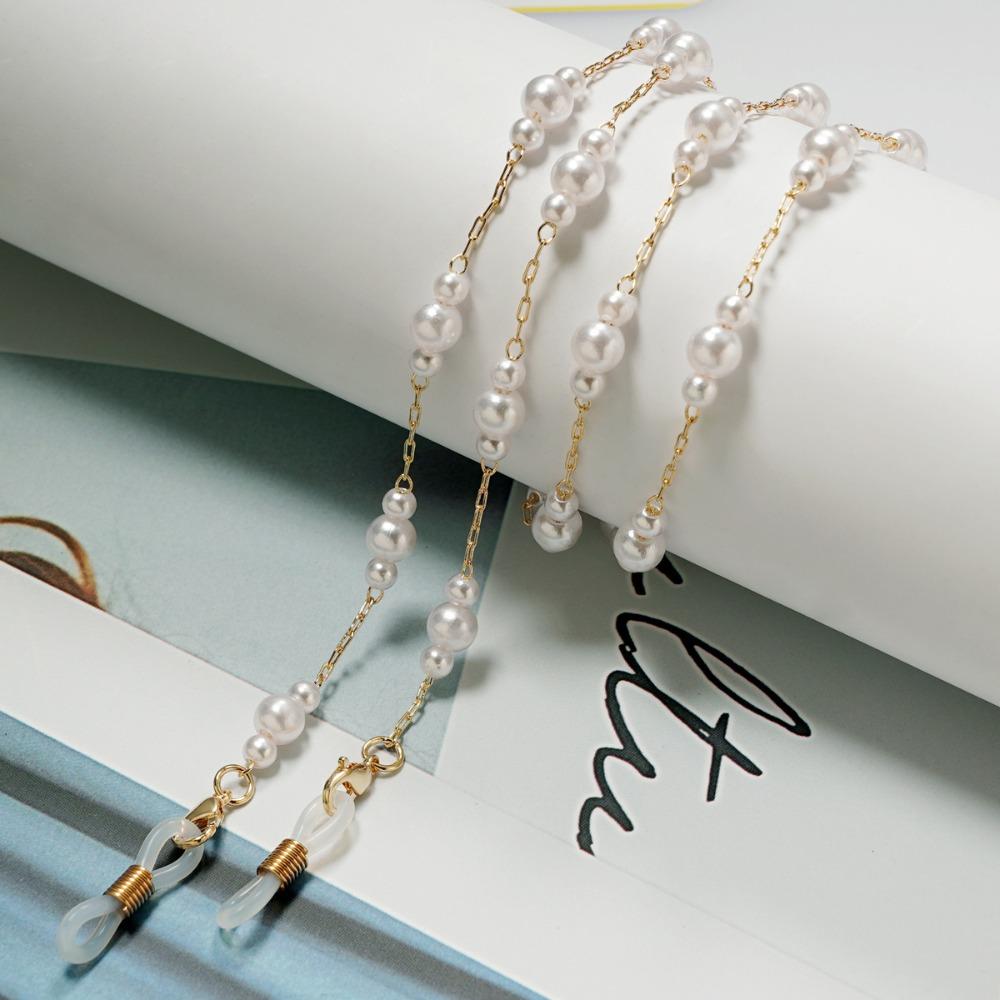 Anti-Lost Pearl Glasses Chain Beads Eyeglass Lanyard Sunglasses Chains Sunglasses Decoration