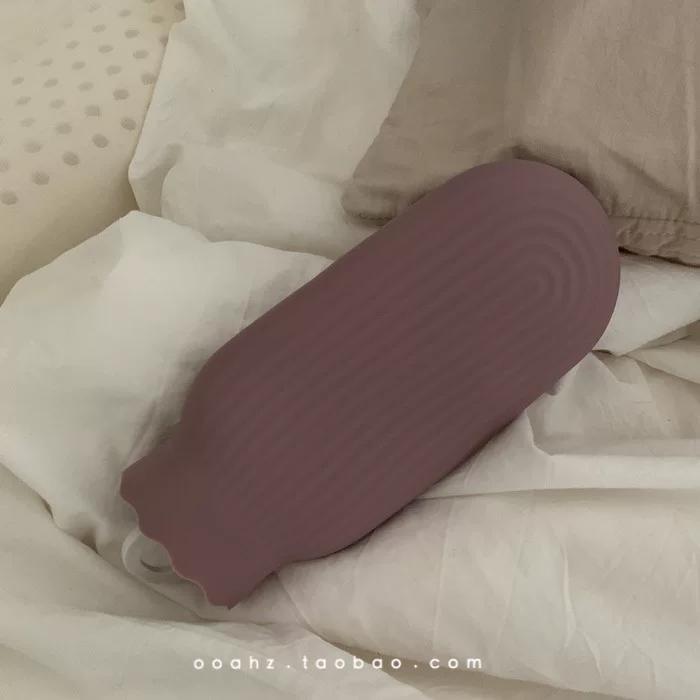Cold Hands and Feet Say Leakage Soft Woolen Silicone Environmental-Friendly Hot Water Bag Microwaveable Heating Water Injection Hand Warmer Stomach