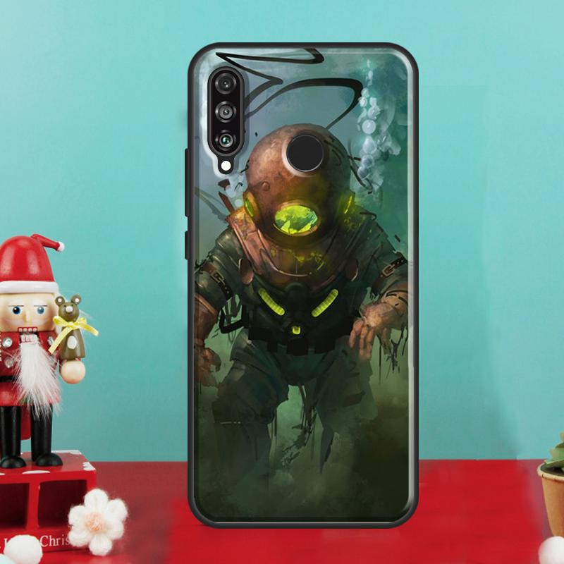 Scuba Diver Mask Diving For Huawei Nova 9 10 SE 12i 12s 11i 8i Y90 Y60 Y70 Y72 Y73 Y61 Y91 P30 P40 Lite P60 Pro Case