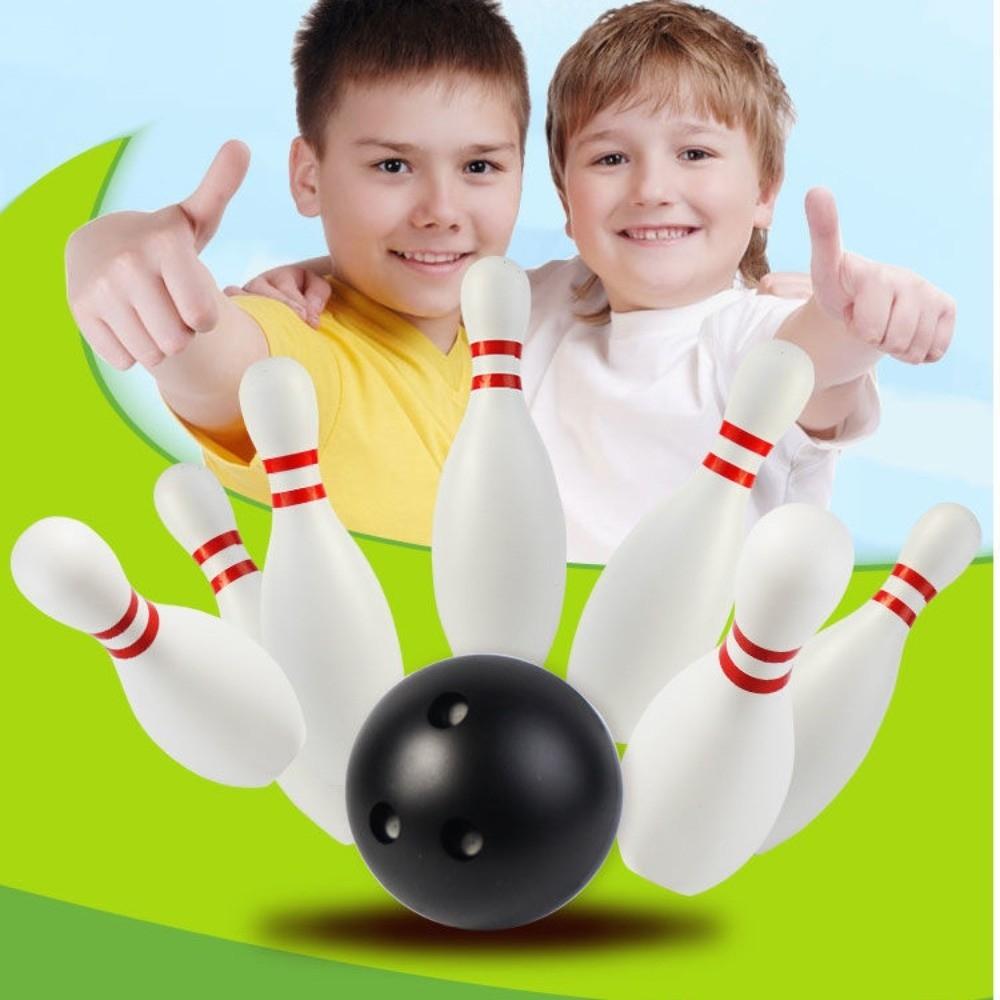 Bílá barva Bowlingová hrací sada Zábavná bowlingová sada Sporty Nové dětské bowlingové hračky Vnitřní míč