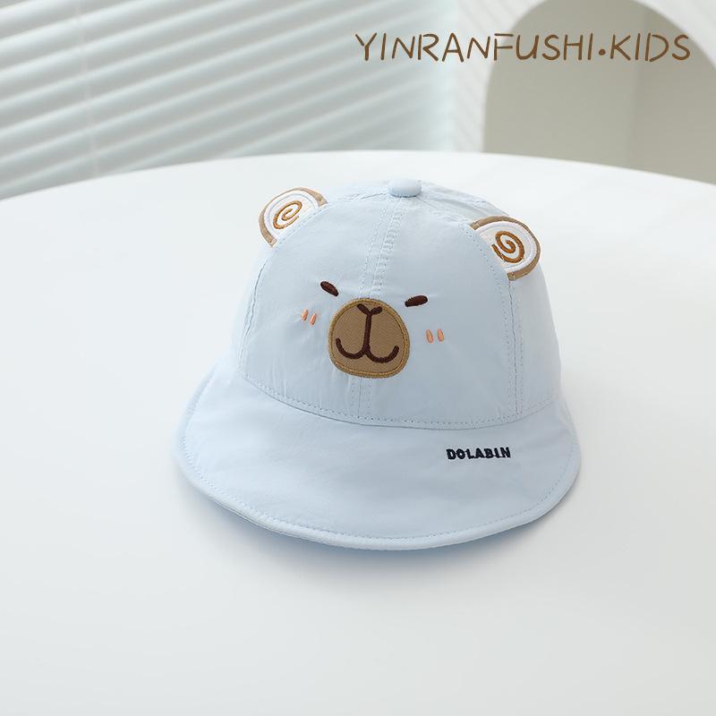 Baby Hat Baby Age Spring and Autumn Fisherman Hat Boy and Girl Baby Summer Outdoor Sunbath Hat