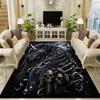Cartoon Animal Collection Wolf Eagle Cat Dog Dragon Peacock Flannel Carpet Living Room Bedroom Decoration Anti slip Bathroom rug